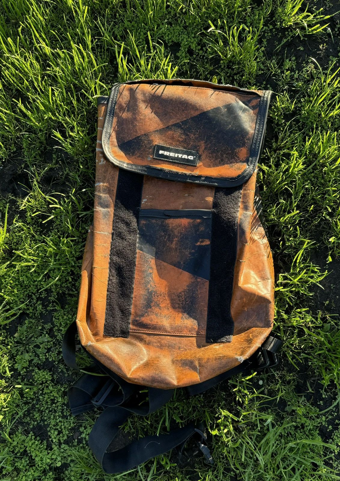 Freitag Freitag big backpack bag orange / black Size ONE SIZE - 17 Thumbnail