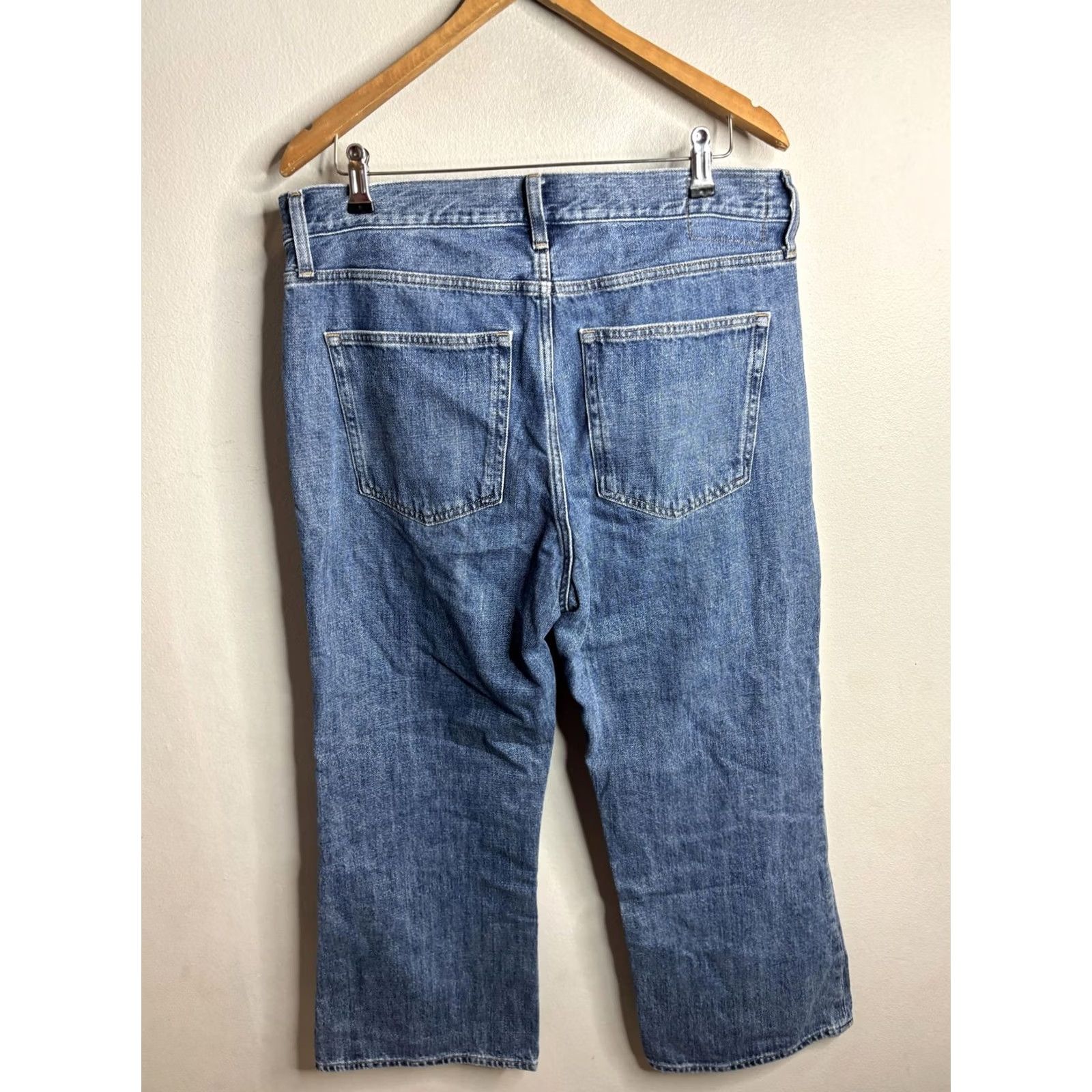J.Crew J.Crew Jeans Mens 33x27 Blue 84 Kick Out High Rise Bootcut 5 Pocket Denim Size US 31 - 4 Thumbnail