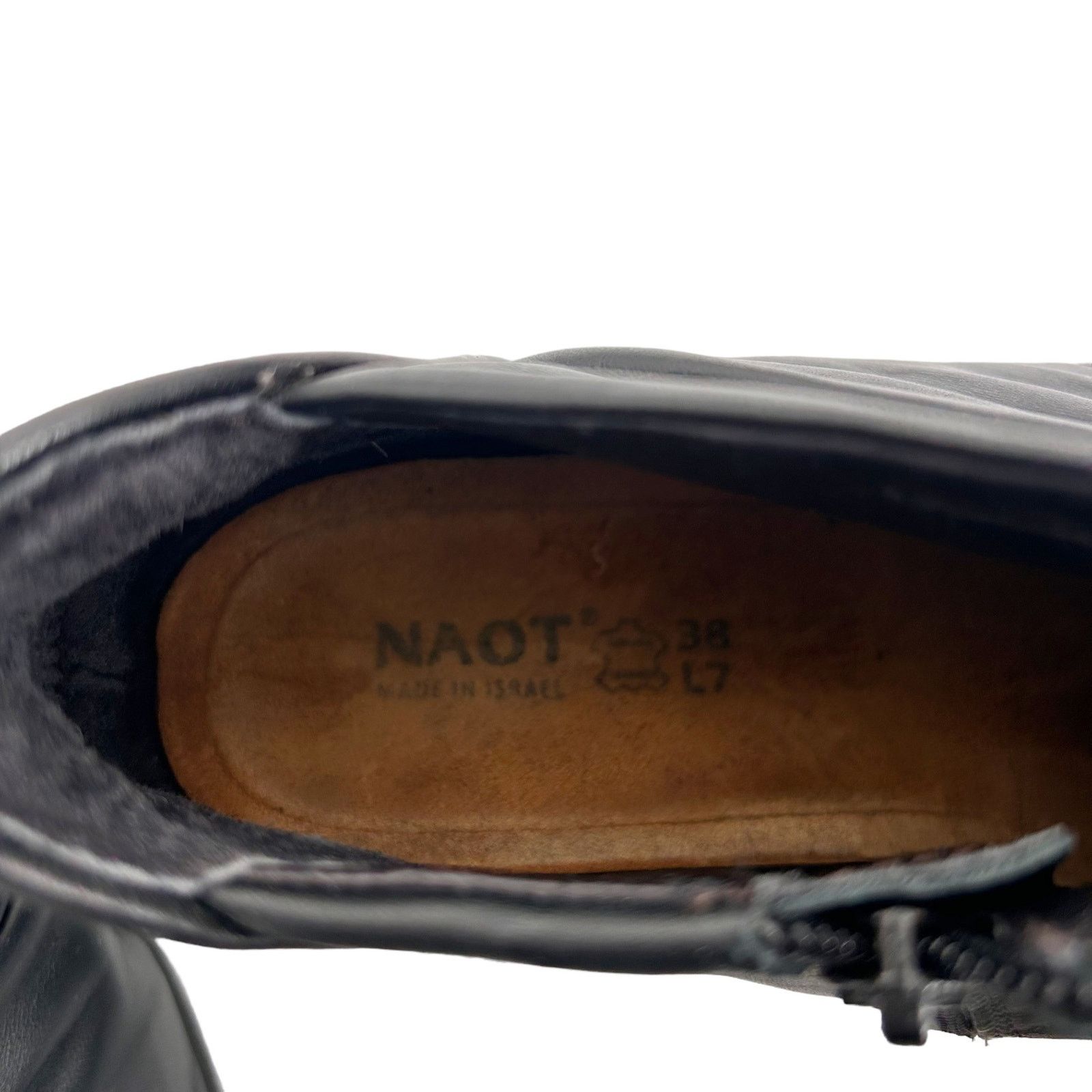 Other NAOT Black Leather Advance Slouch Booties Sz 7 Size US 7 / IT 37 - 4 Thumbnail
