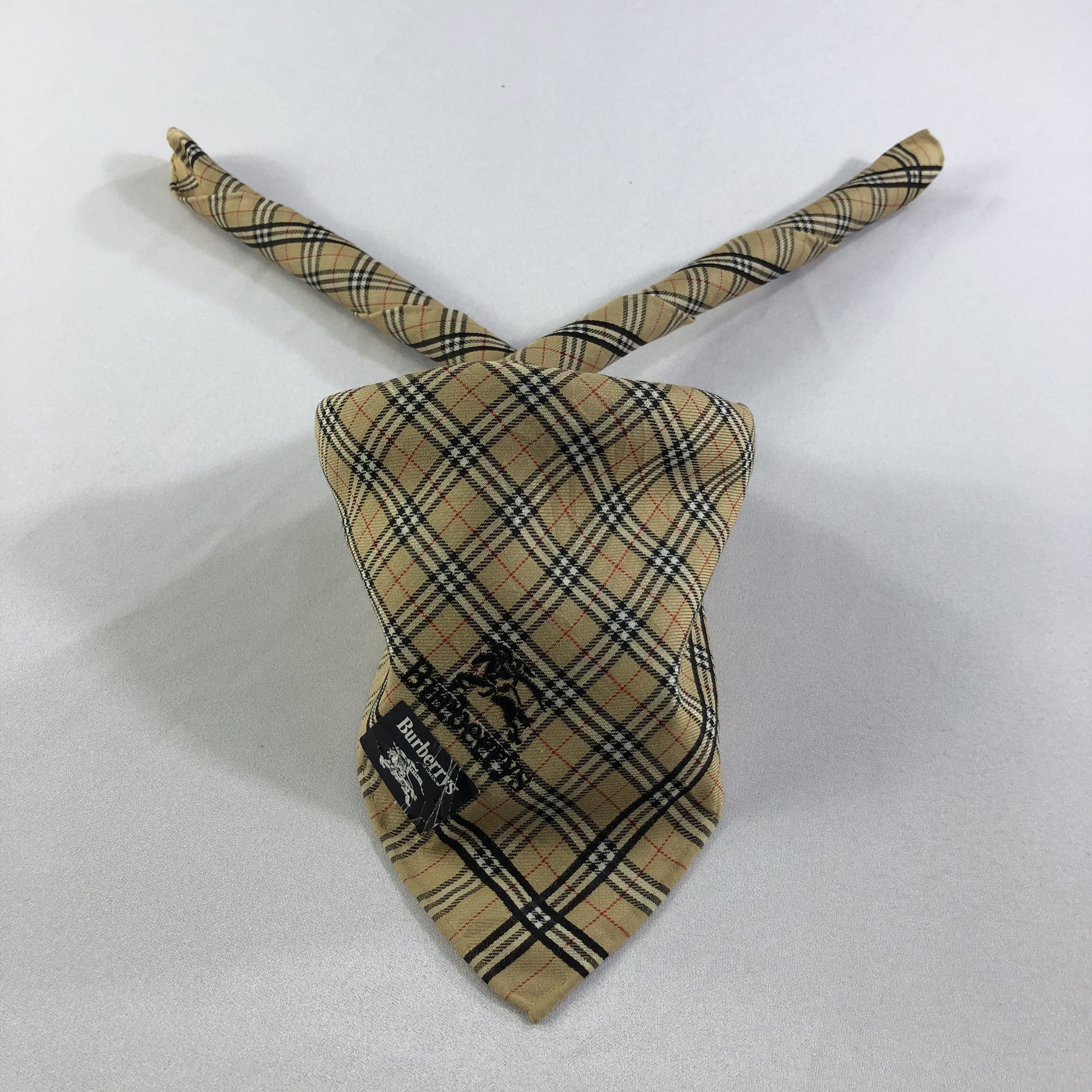 Burberry Burberrys Nova Check Handkerchief Neckerchief Bandana H1961 Size ONE SIZE - 2 Thumbnail