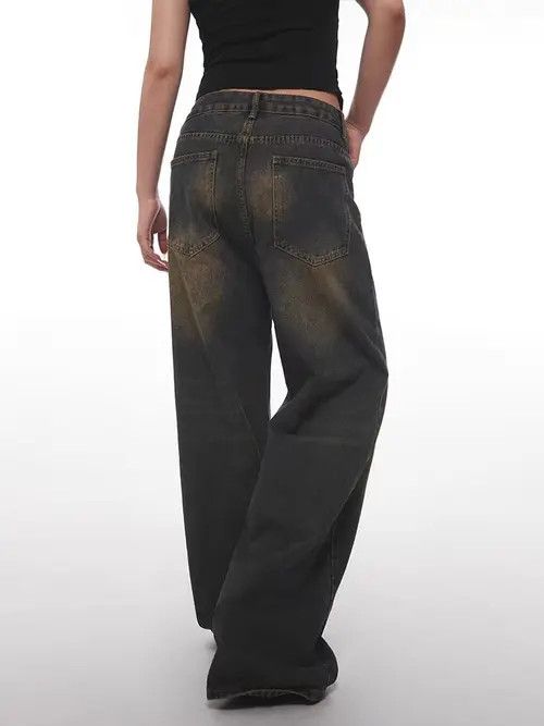 Vintage VIBE Vintage washed high street Y2K baggy jeans Size US 28 / EU 44 - 7 Thumbnail