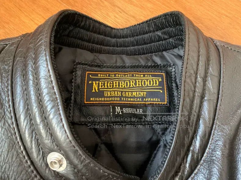 Neighborhood Neighborhood Biker Style Leather Jacket Size US M / EU 48-50 / 2 - 5 Thumbnail