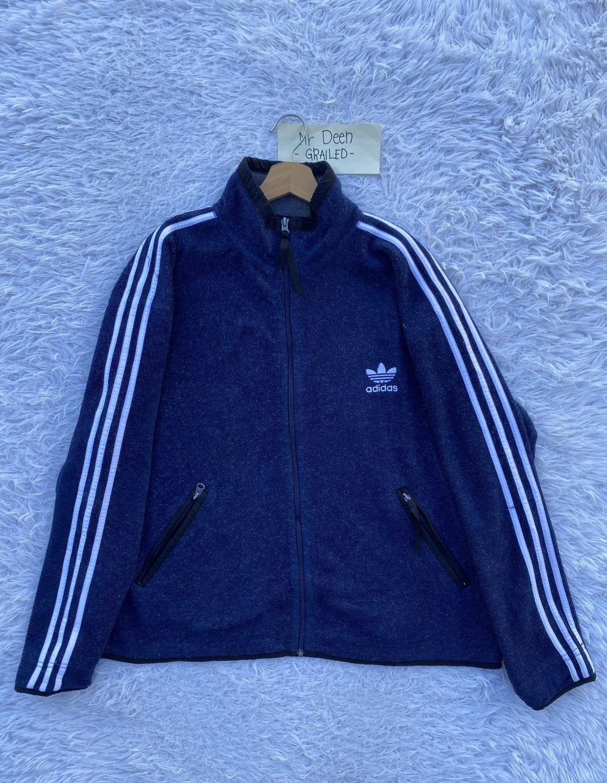 Adidas Rare ADIDAS Blue Sweater Size US L / EU 52-54 / 3 - 8 Thumbnail