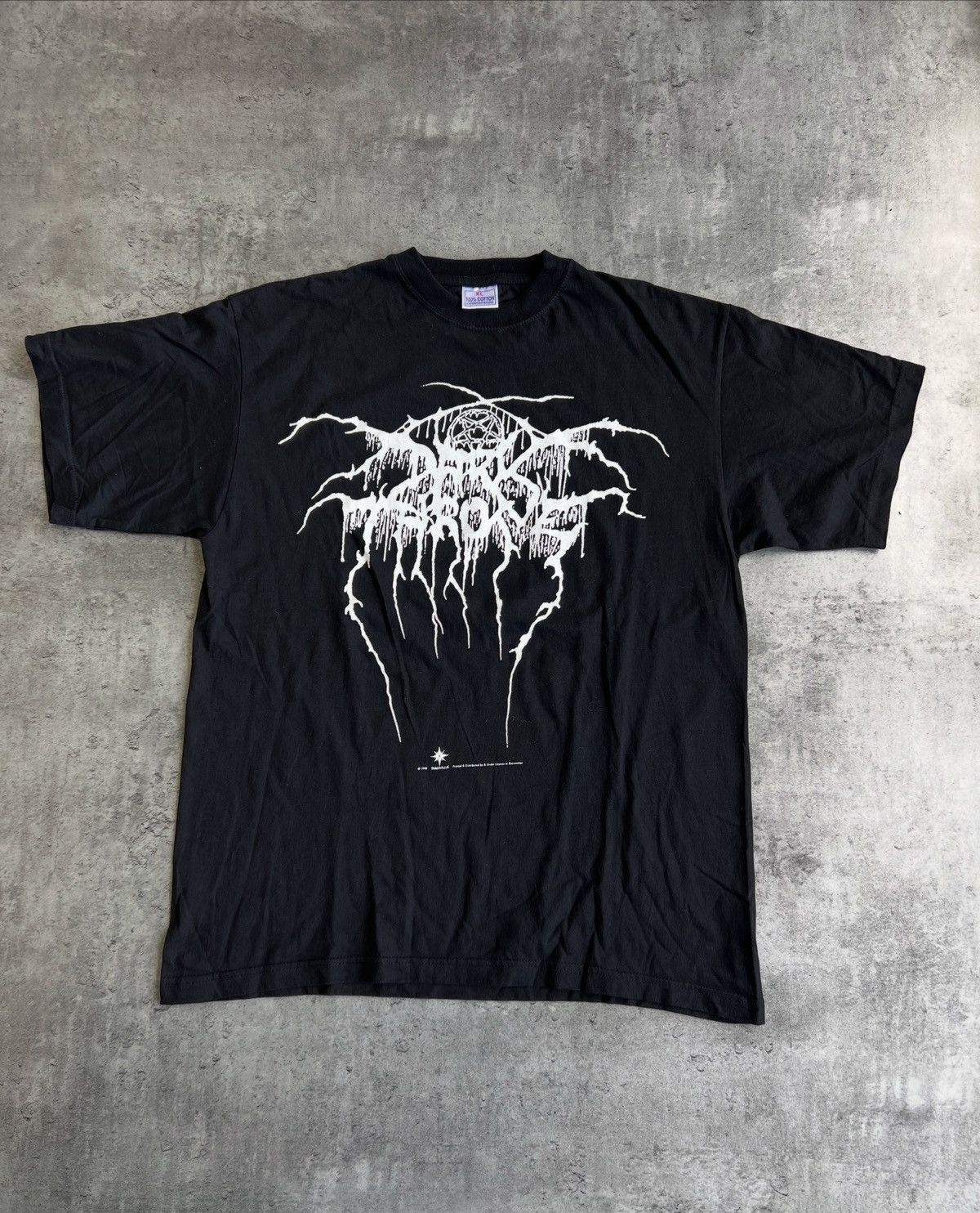 Vintage Vintage DARKTHRONE BAPHOMET TSHIRT XL Black Metal Norway Size US XL / EU 56 / 4 - 6 Thumbnail
