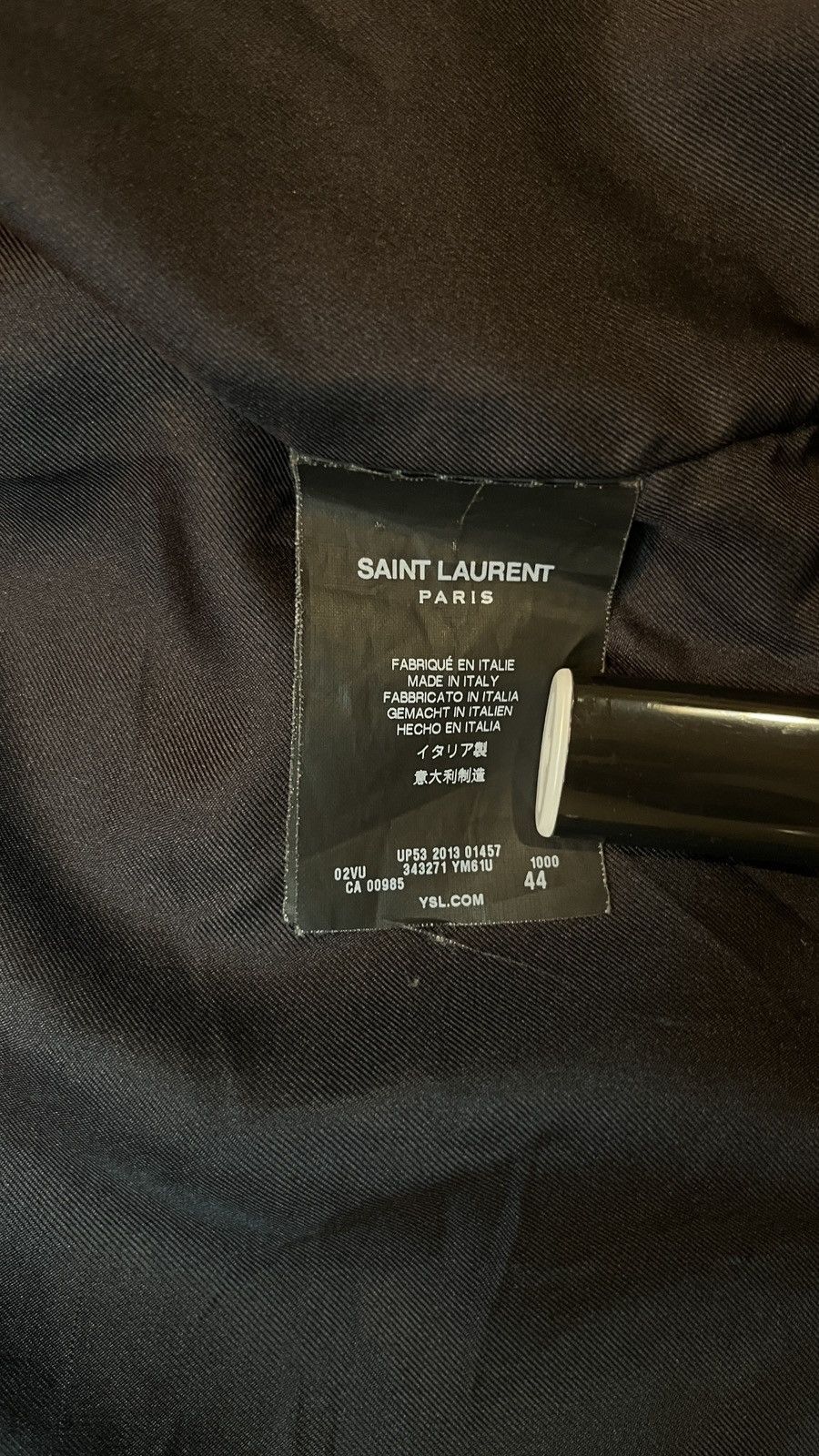 Hedi Slimane × Saint Laurent Paris Saint Laurent SS14 Bloodluster Bomber Jacket Size US S / EU 44-46 / 1 - 5 Thumbnail