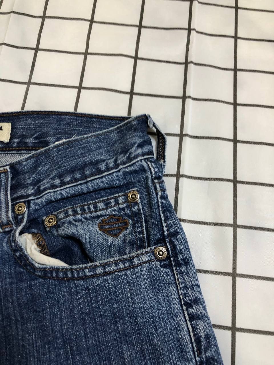 Harley Davidson Harley-Davidson Vintage Relaxed Leg Jeans Size US 28 / EU 44 - 14 Thumbnail
