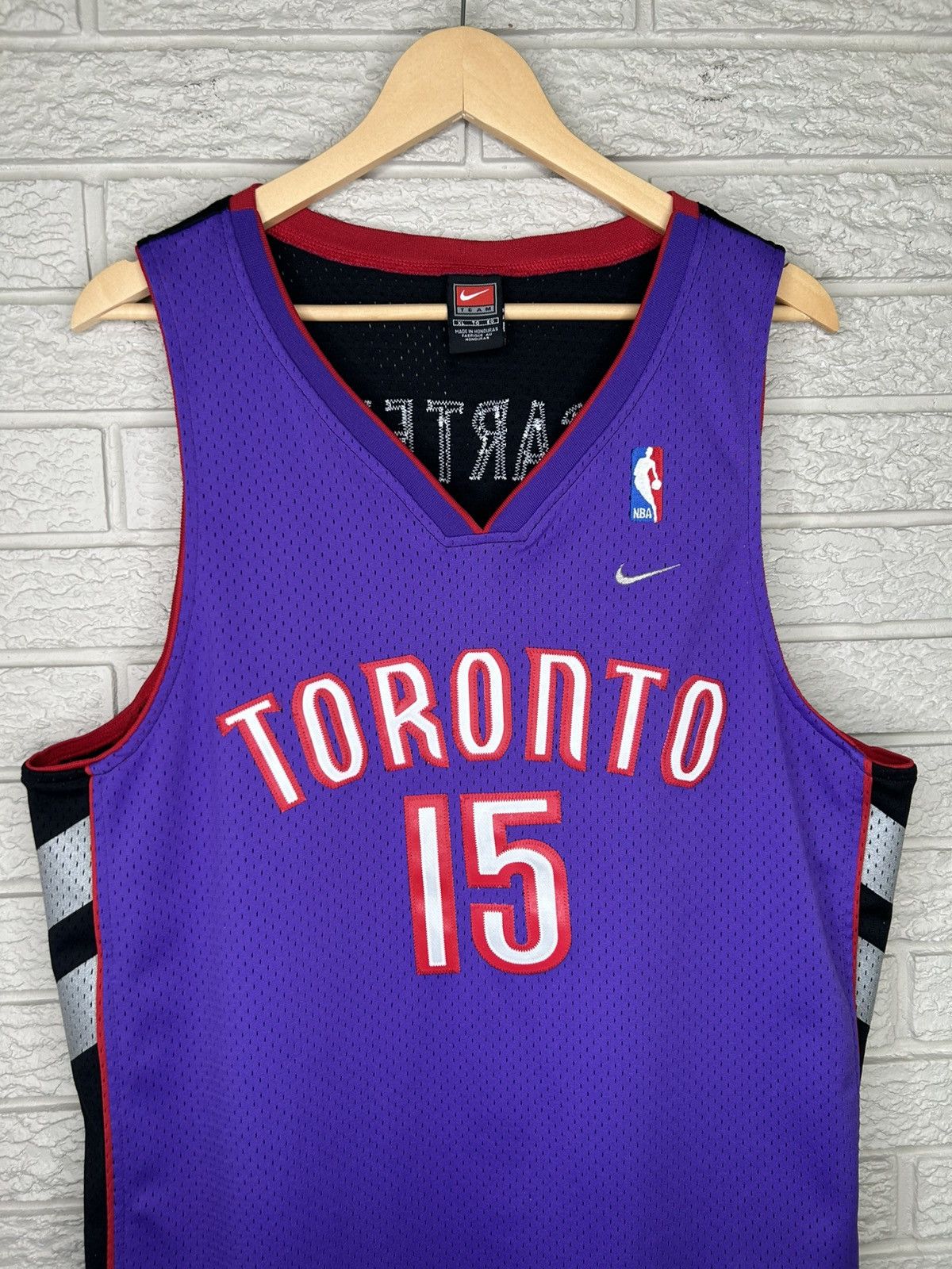 Nike Vintage 90s Nike Toronto Raptors Vince Carter Jersey Size US XL / EU 56 / 4 - 2 Thumbnail