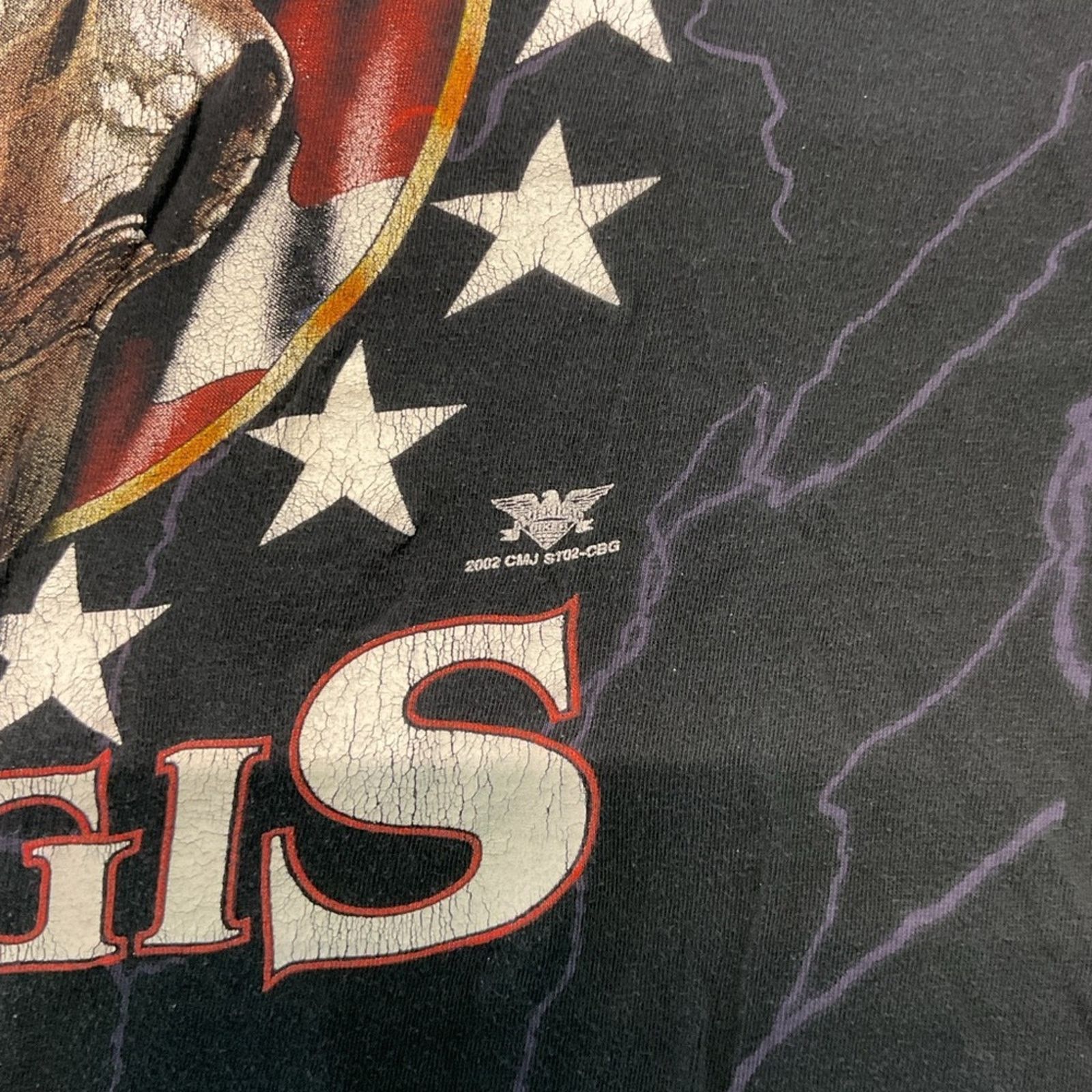 Vintage 2002 NCC Sturgis Lightning Eagle Black Hills Rally T-Shirt Size US M / EU 48-50 / 2 - 3 Thumbnail