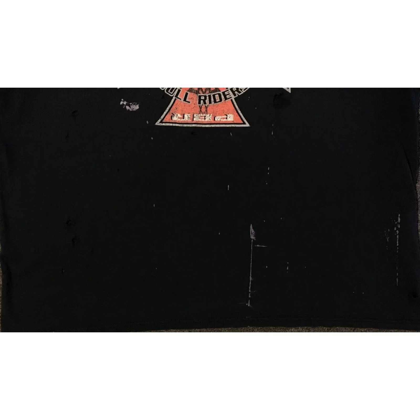 Thrasher VINTAGE Pro Bull Riders Thrashed Faded Shirt 2XL Black Cowboy Rodeo Biker Grunge Punk Y2K Shirt Mens Size US XXL / EU 58 / 5 - 4 Thumbnail