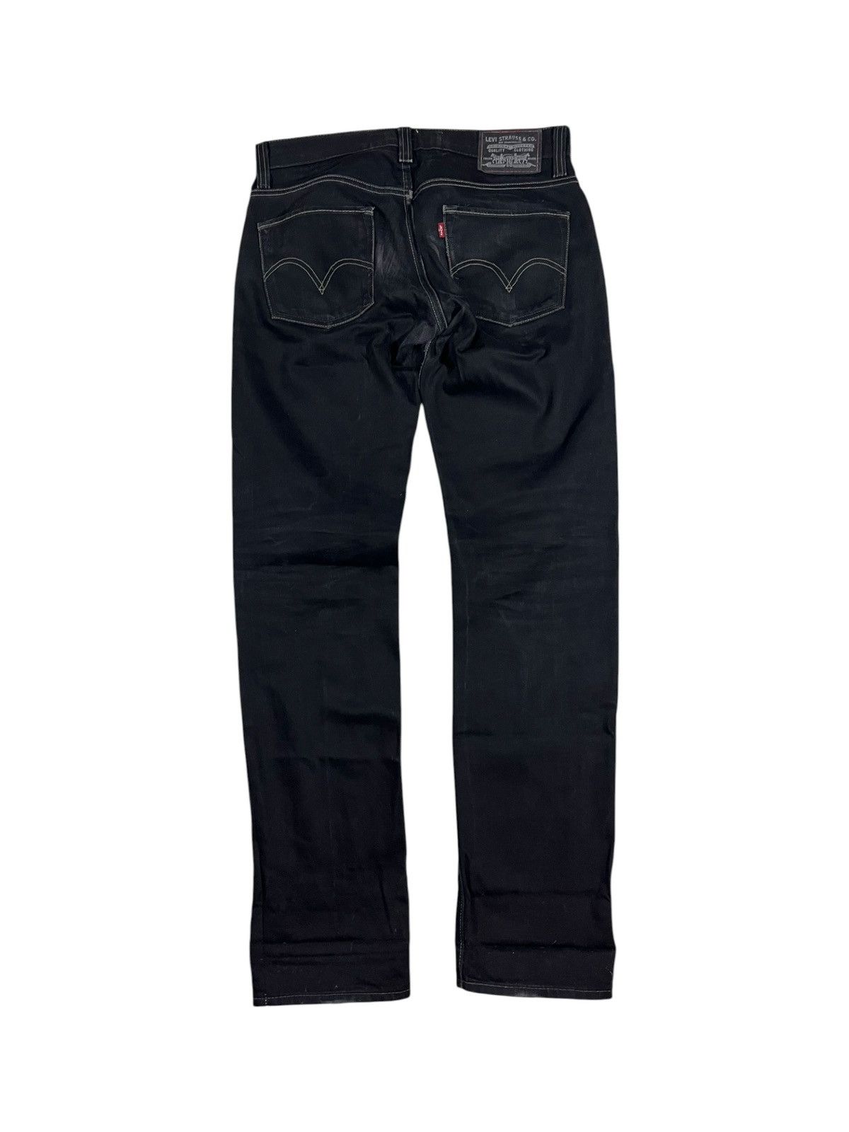 Levi's Vintage Levis 511 Faded Black Skinny Jeans Size US 32 / EU 48 - 2 Thumbnail