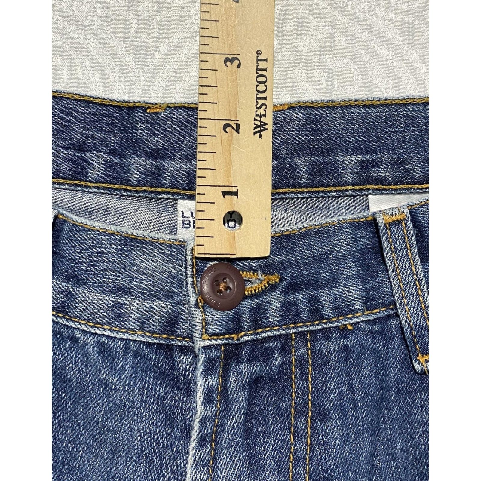 Lucky Brand LUCKY BRAND Gene Montesano Jeans Mens 34 Blue Classic Relax Straight 5-Pocket Denim USA Size US 34 / EU 50 - 2 Thumbnail