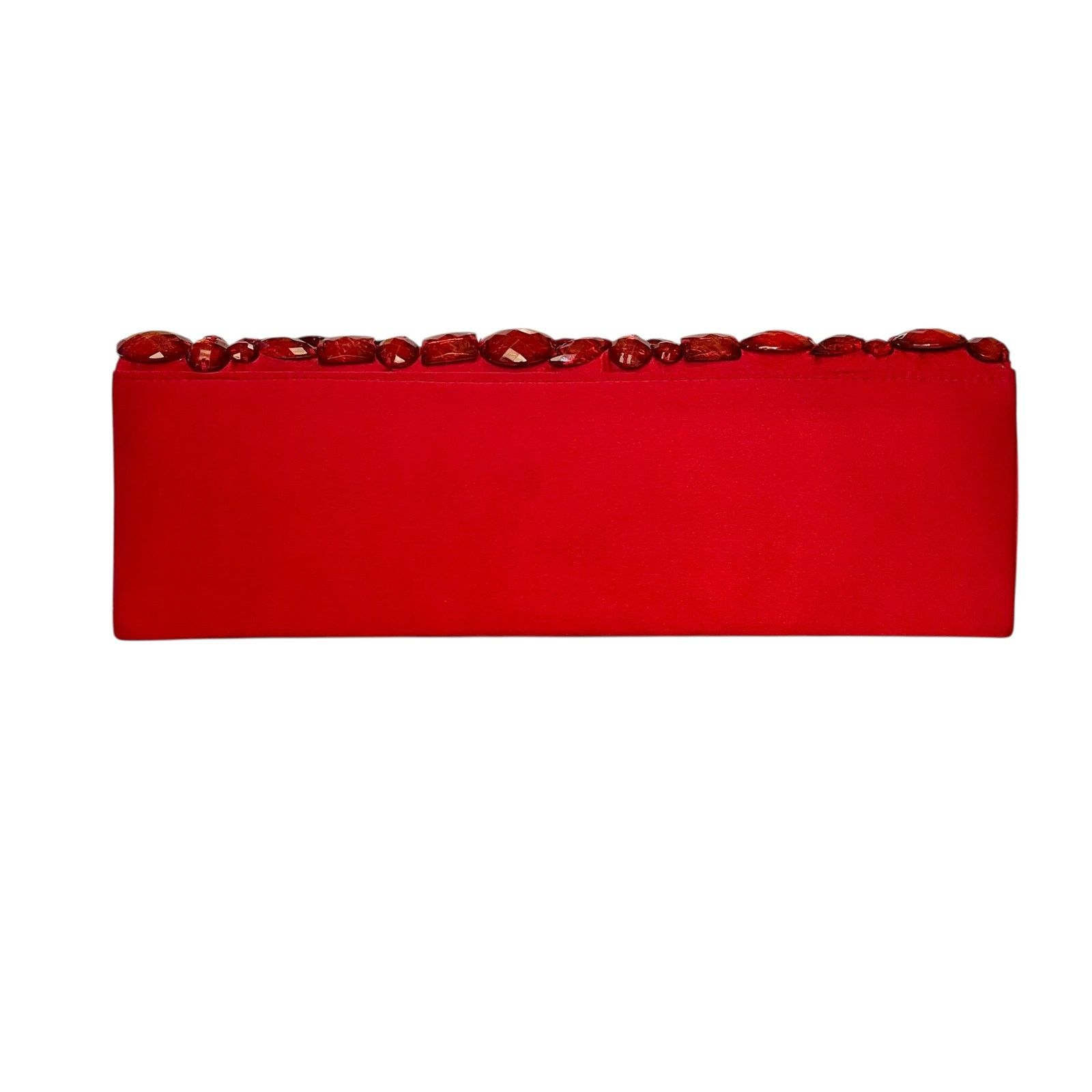 Banana Republic × Other L'Wren Scott Banana Republic Red Crackle Gemmed Clutch Bag Size ONE SIZE - 2 Thumbnail