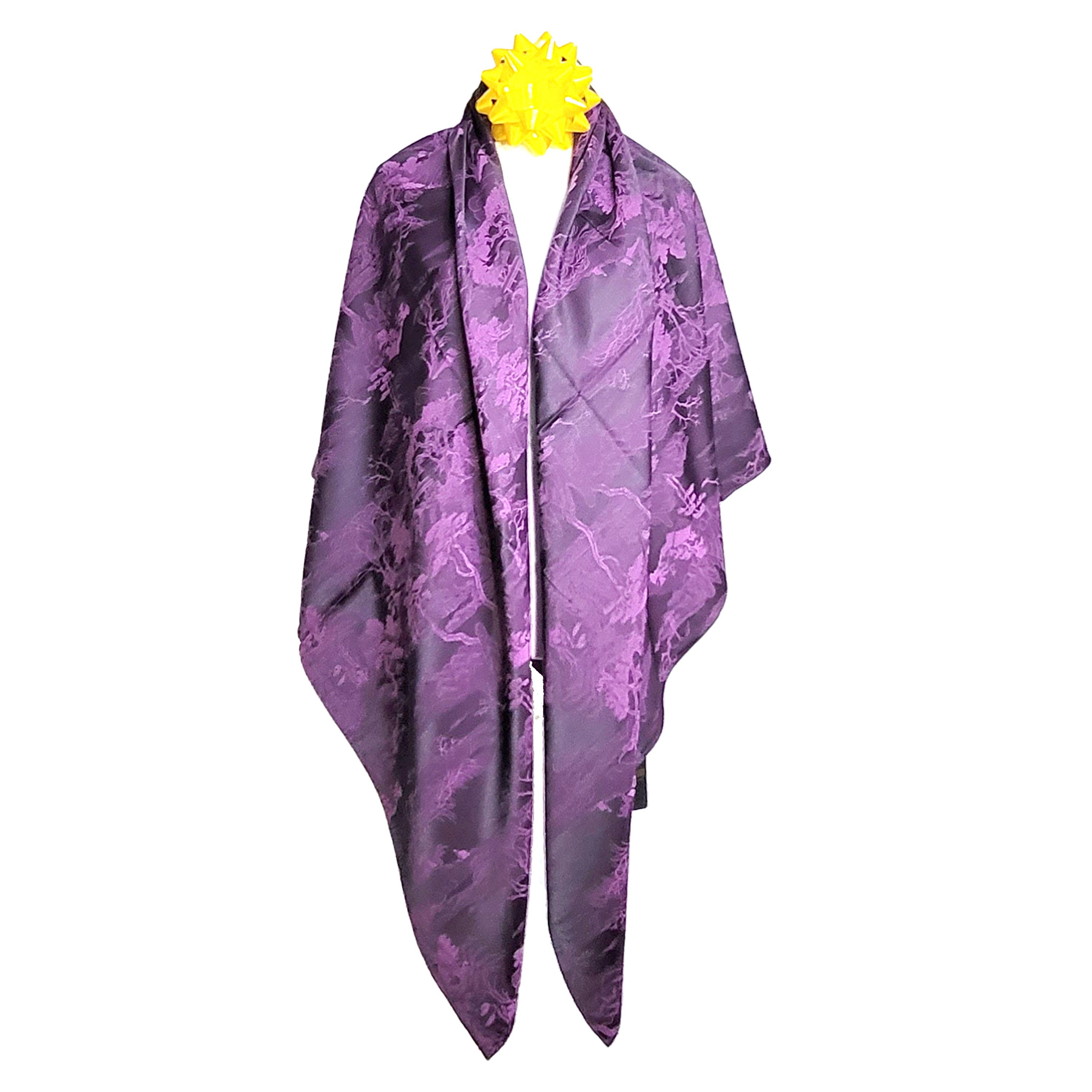 Other NWT Double-Sided Silk Scarf 52"x52" Large Square Wrap 3011 Size ONE SIZE - 4 Thumbnail