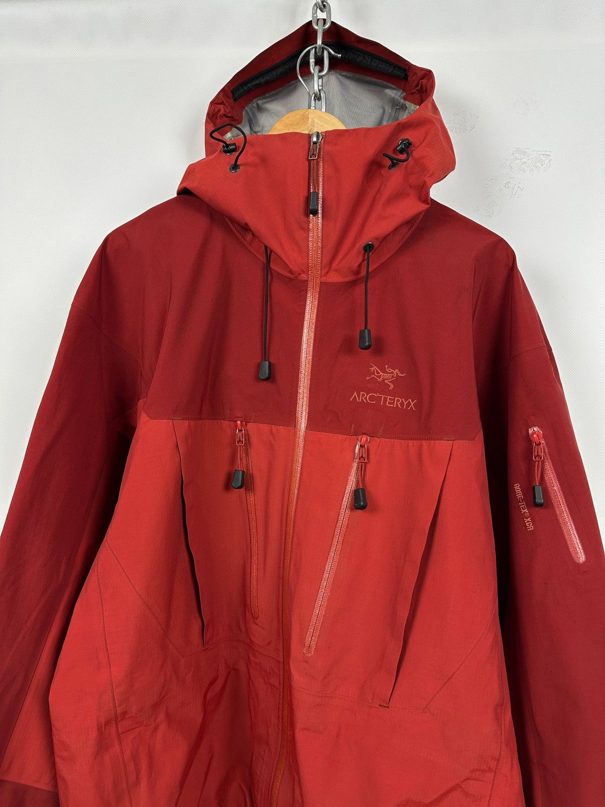 Arc'teryx 00s Vintage Arcteryx Alpha SV Gore Tex XCR Sangaria Jacket Size US XL / EU 56 / 4 - 3 Thumbnail