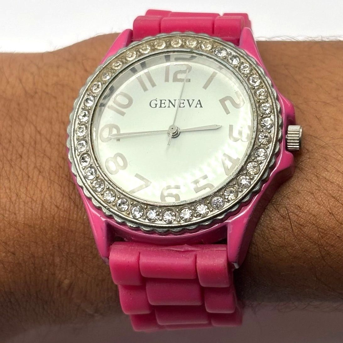 Other Pink & Silver Men's Watch Size ONE SIZE - 1 Thumbnail