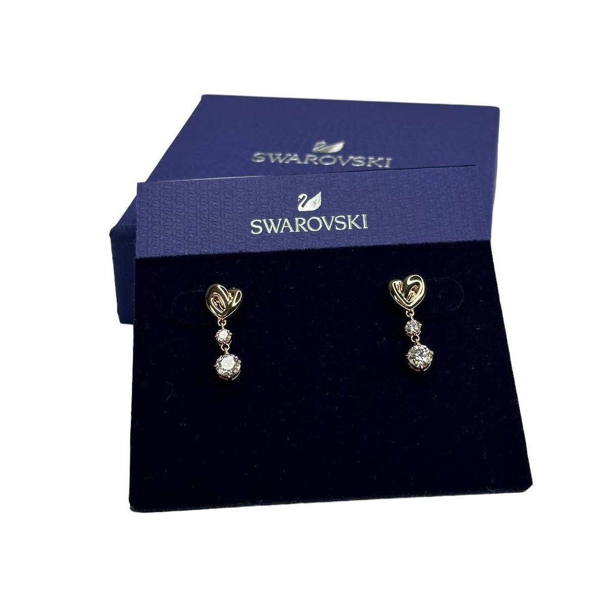 Swarovski Swarovski Lifelong Heart drop earrings and Necklace Size ONE SIZE - 8 Thumbnail