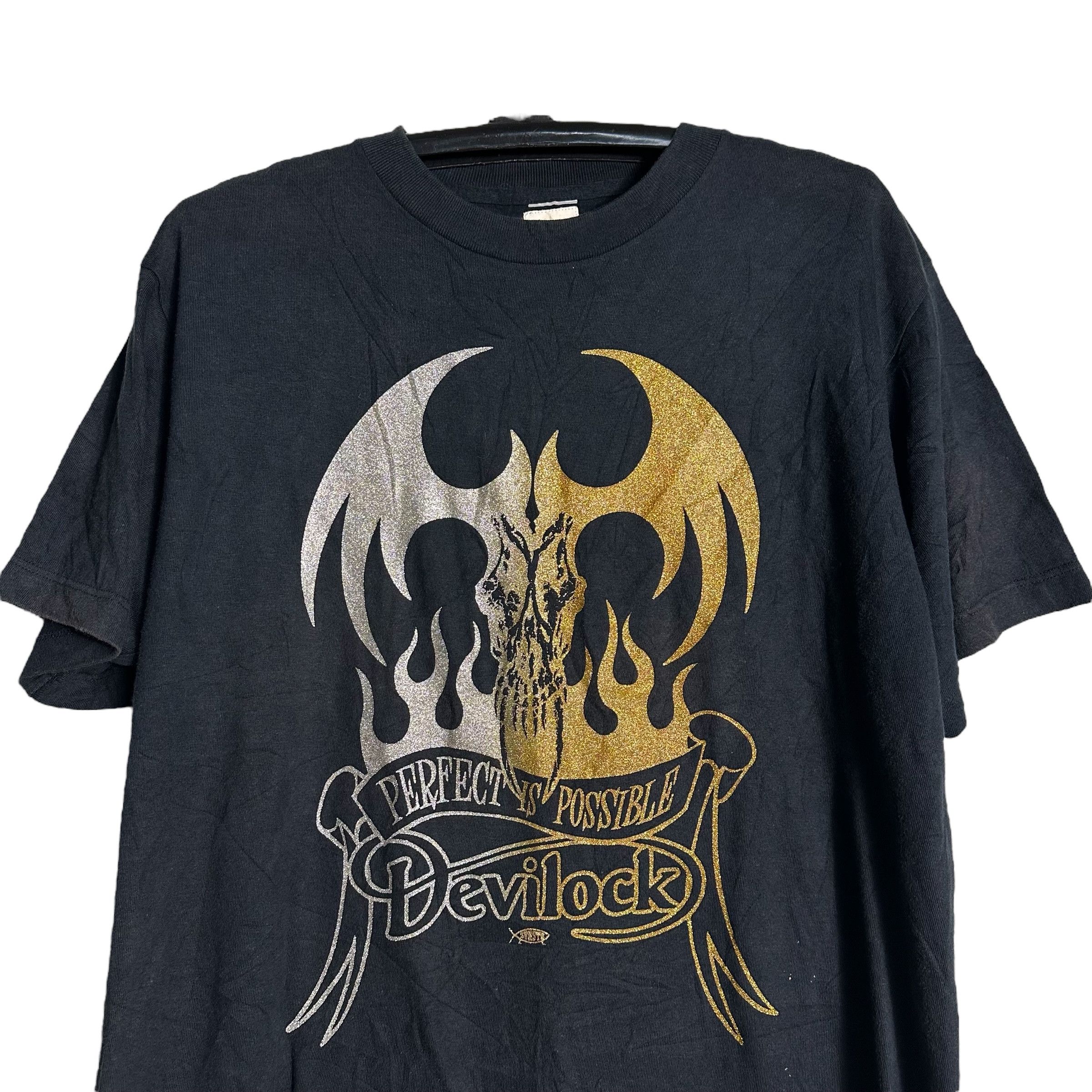 Devilock × Japanese Brand × Vintage 🔥RARE🔥Vintage Devilock Devilman Skull Japanese Brand Shirt Size US L / EU 52-54 / 3 - 2 Thumbnail