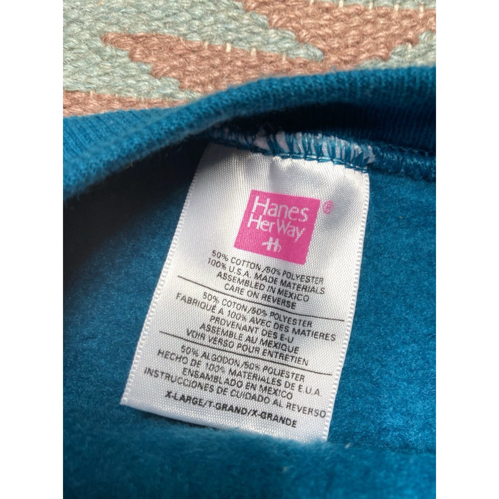 Vintage VINTAGE Sweatshirt Christmas XL Men Crewneck Blue Pullover Ugly Handmade Holiday Halloween Size US XL / EU 56 / 4 - 3 Thumbnail