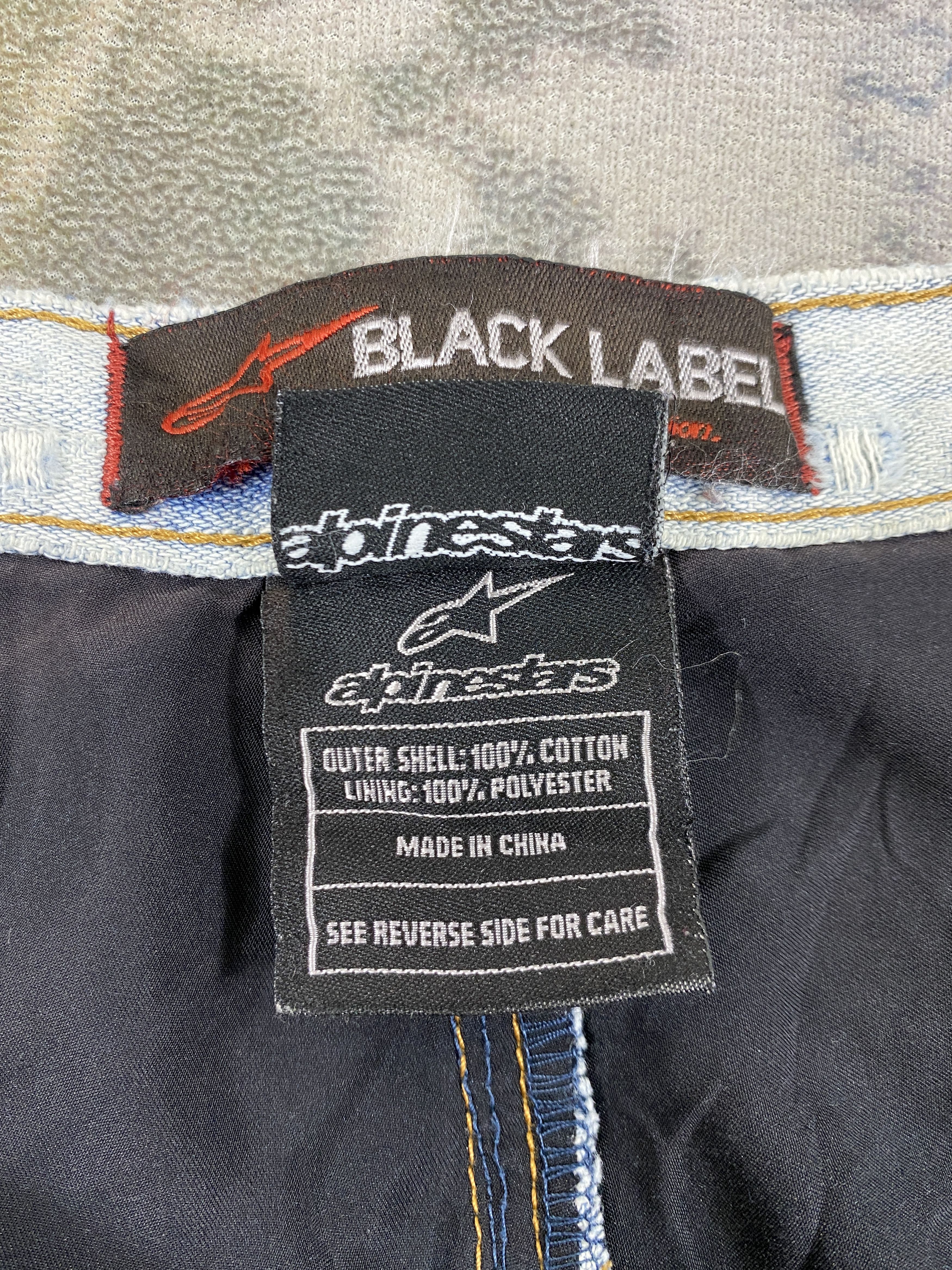 Alpinestars Vintage Alpinestars Distressed Jeans 33x31 Denim- JN3820 Size US 33 - 10 Thumbnail