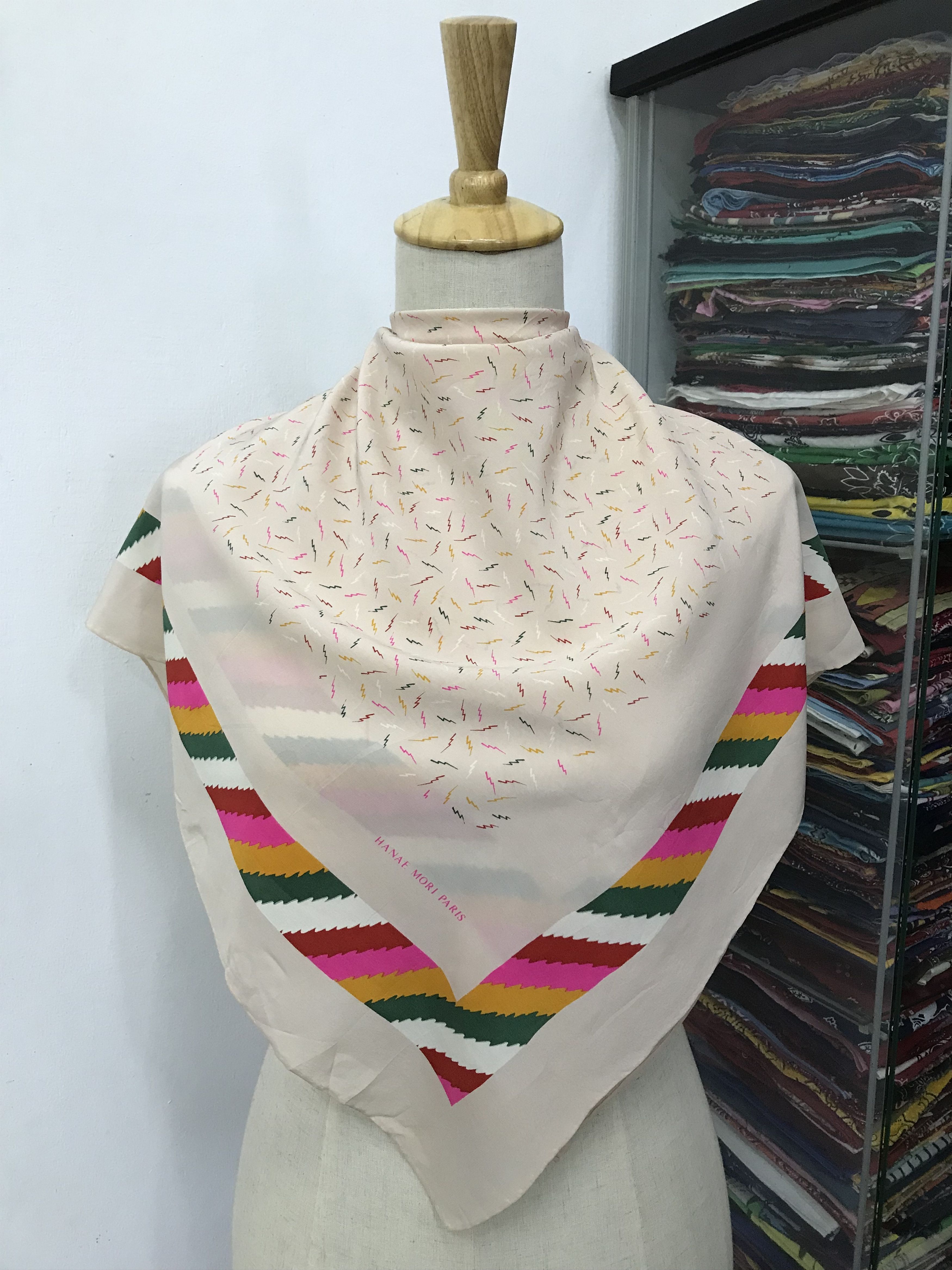Hanae Mori Vintage Hanae Mori Silk Scarf Size ONE SIZE - 1 Thumbnail