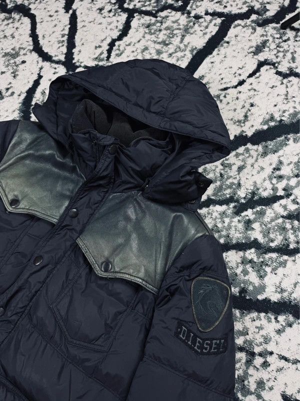 Diesel Diesel puffer jacket black logo XL Size US XL / EU 56 / 4 - 3 Thumbnail