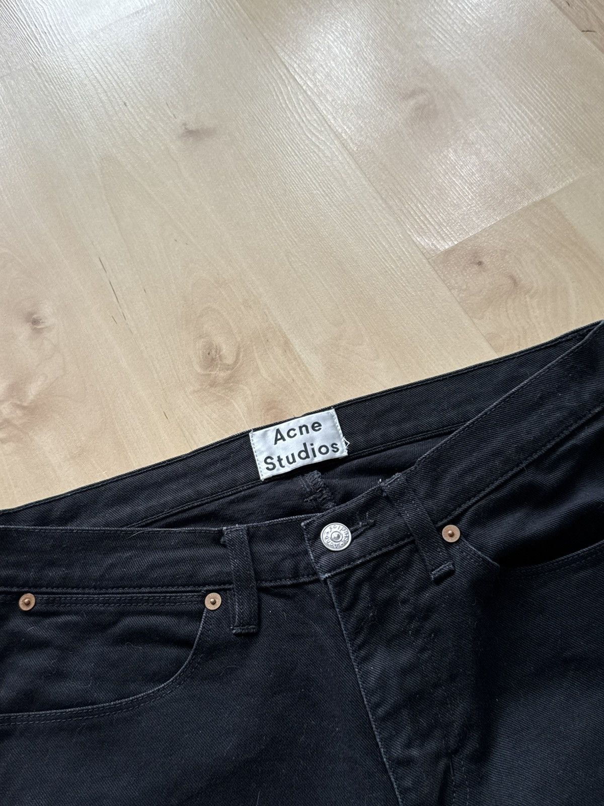 Acne Studios Acne Studios max copp noir skinny denim jeans Size US 30 / EU 46 - 6 Thumbnail