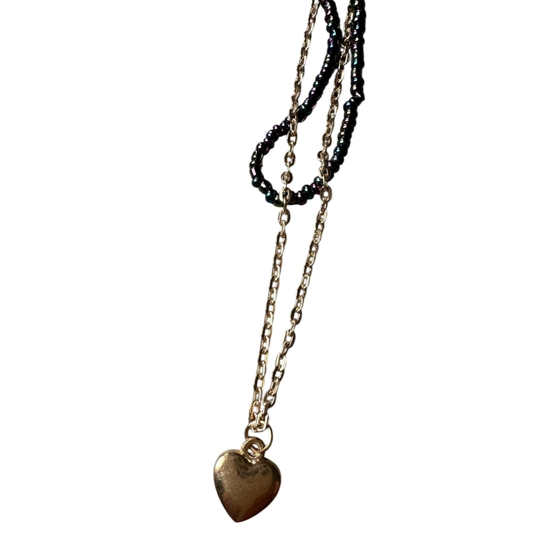 Other Beautiful ''It Girl'' 2 Piece Heart Necklace - New with Tags Size ONE SIZE - 2 Thumbnail
