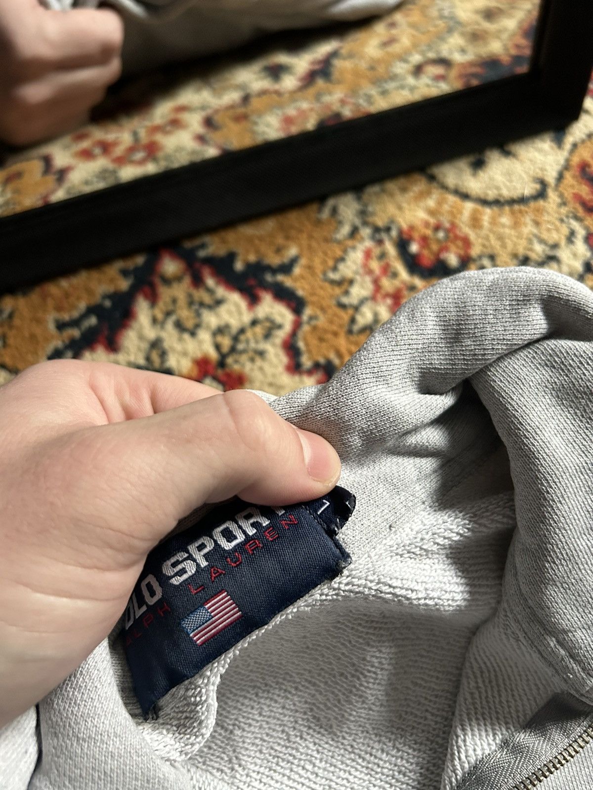 Polo Ralph Lauren Polo Ralph Lauren sport vintage 1/3 zip sweatshirt Size US L / EU 52-54 / 3 - 10 Thumbnail