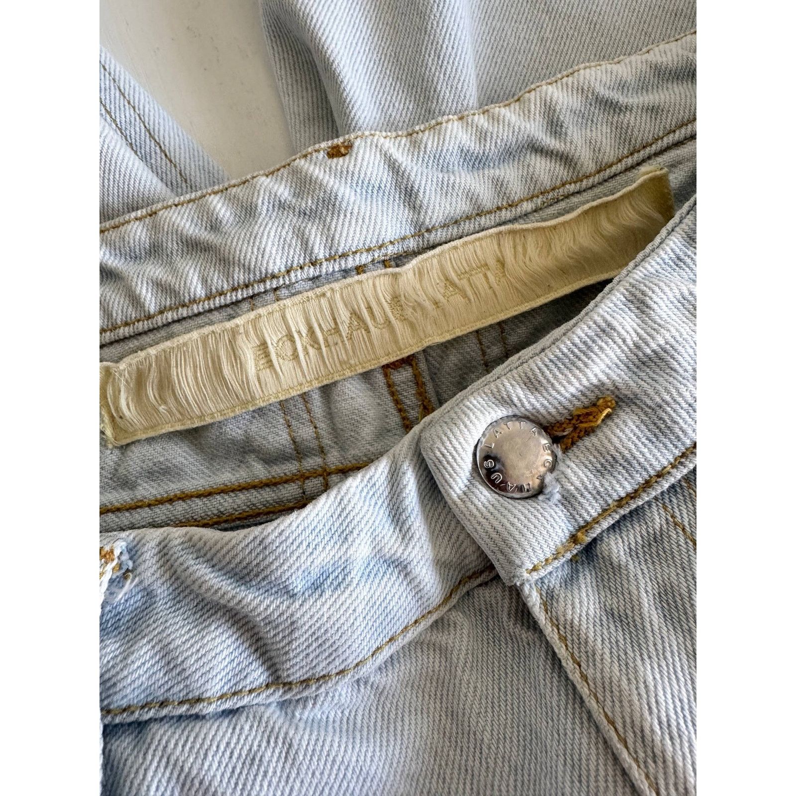 Eckhaus Latta Eckhaus Latta Deadstock Denim Jeans Ice Blue Size 27" / US 4 / IT 40 - 5 Thumbnail