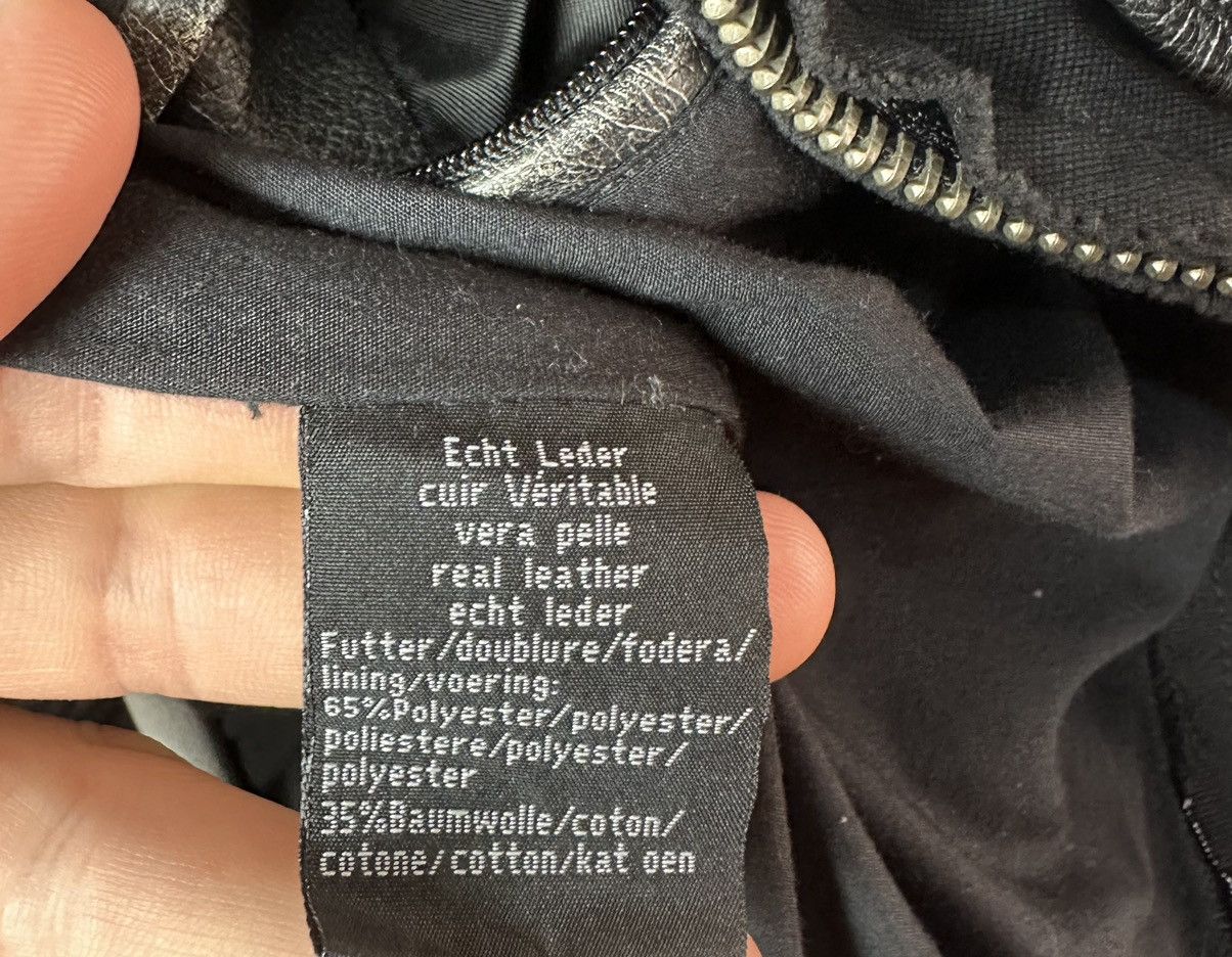 Genuine Leather Distressed Detachable Hood Real Leather Biker Jacket Size 48 Size US M / EU 48-50 / 2 - 14 Thumbnail