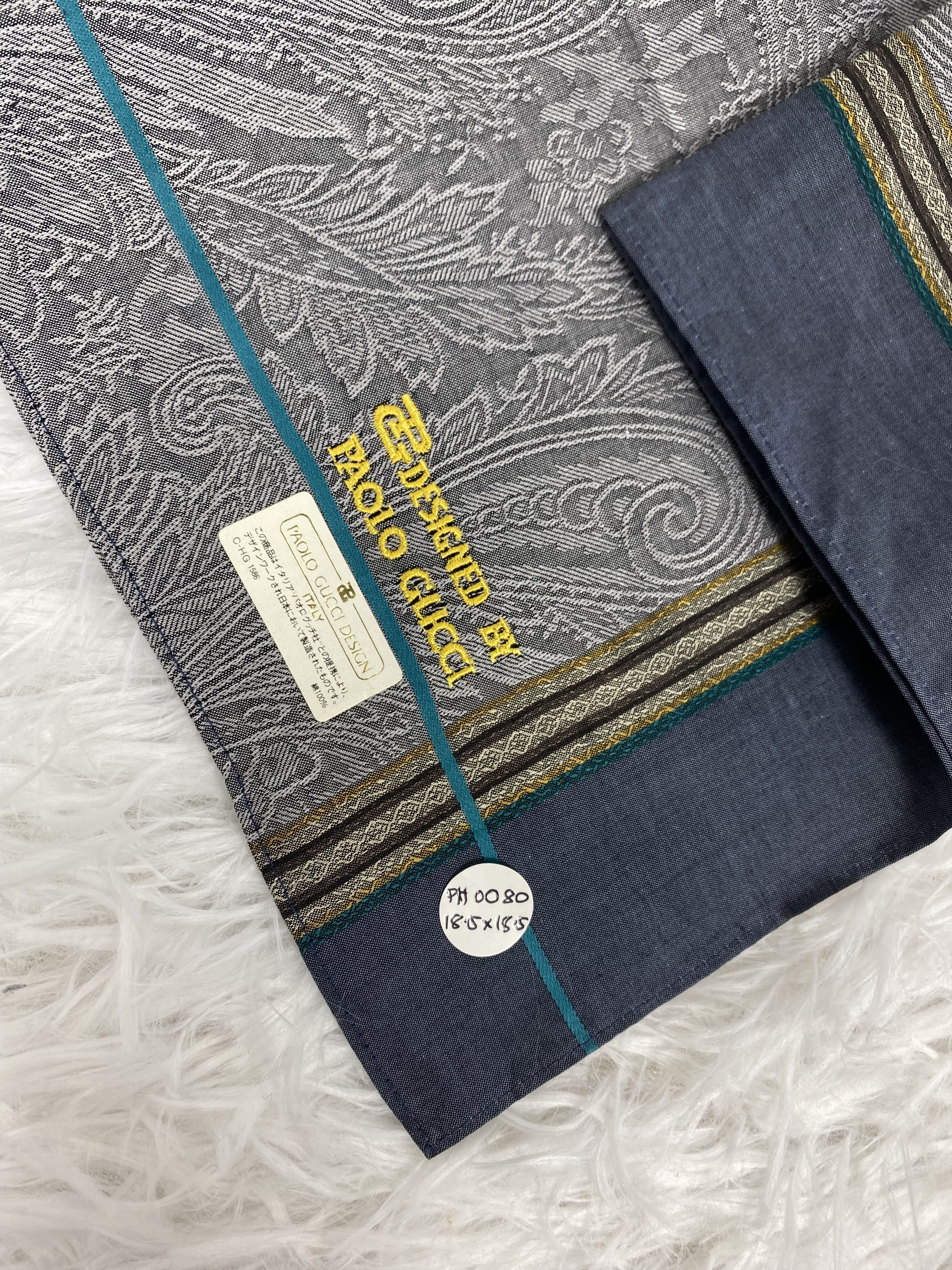 Paolo Gucci Vintage Paolo Gucci Handkerchief PH0080 Size ONE SIZE - 4 Thumbnail
