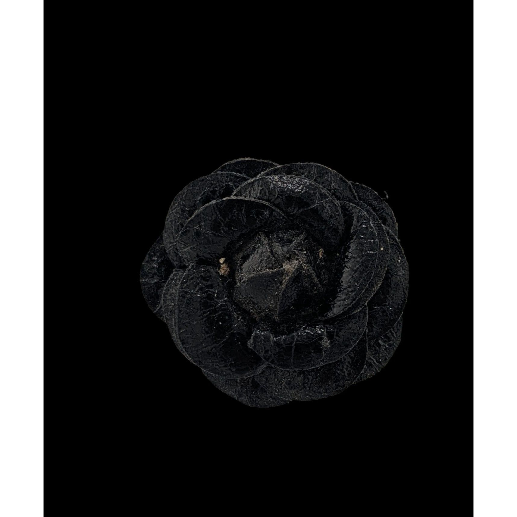 Other Whimsygoth Faux Leather Floral Ring Size 8 (Adjustable) Size ONE SIZE - 7 Thumbnail