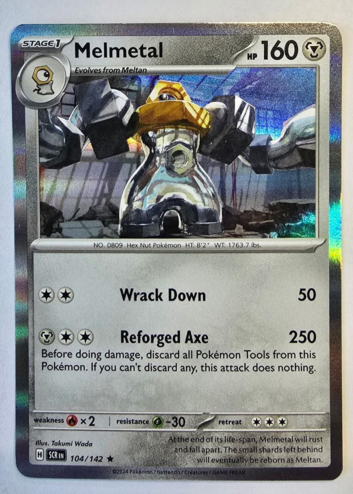 Pokemon Melmetal #104/142 Size ONE SIZE - 1 Thumbnail
