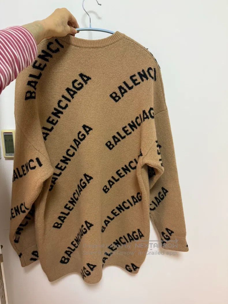 Balenciaga Balenciaga Wool logo long-sleeved sweater Size US S / EU 44-46 / 1 - 2 Thumbnail