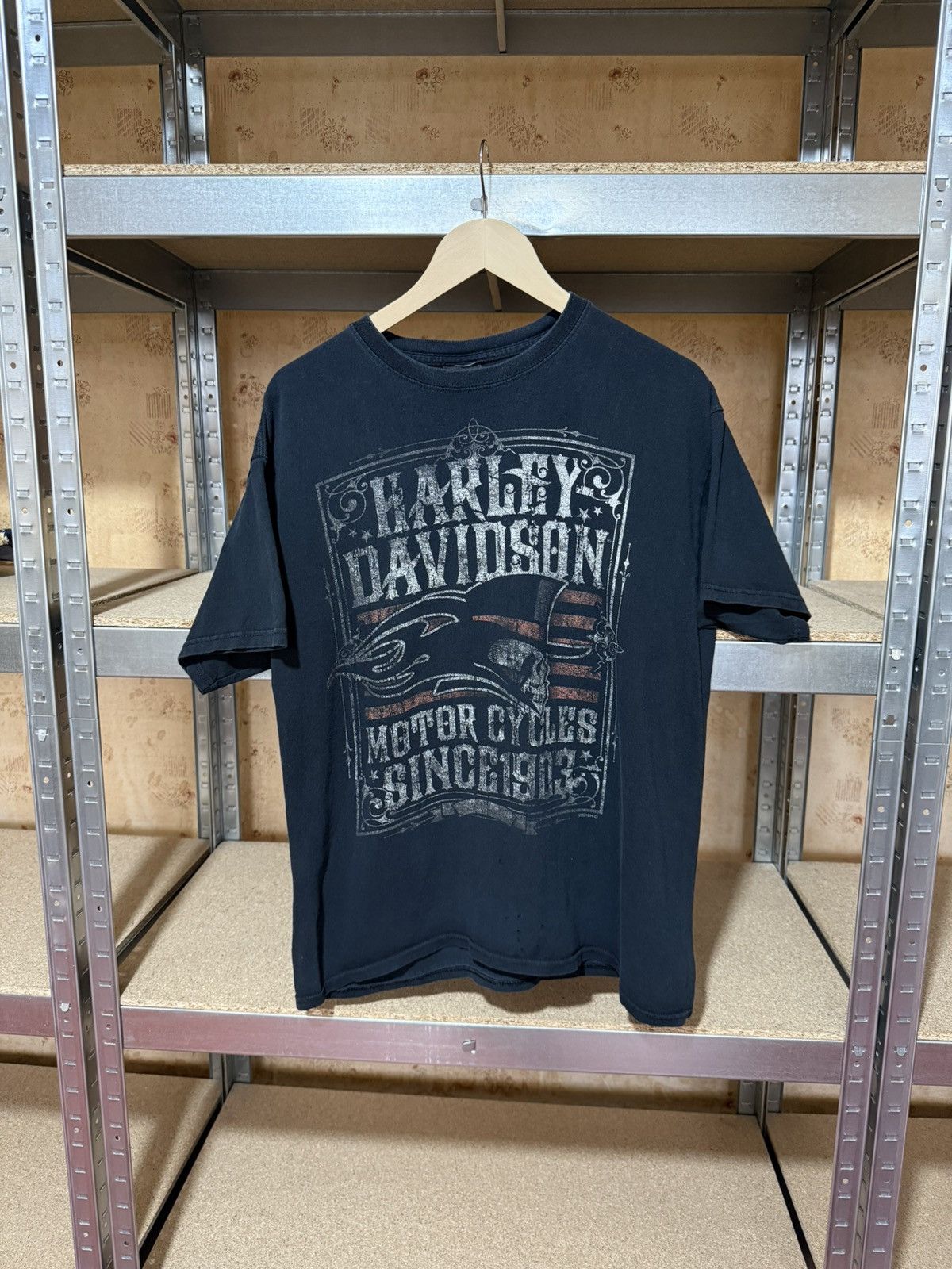 Band Tees × Harley Davidson × Vintage Vintage 2012 Harley Davidson Motorcycles Retro T-Shirt Y2K Size US L / EU 52-54 / 3 - 1 Thumbnail