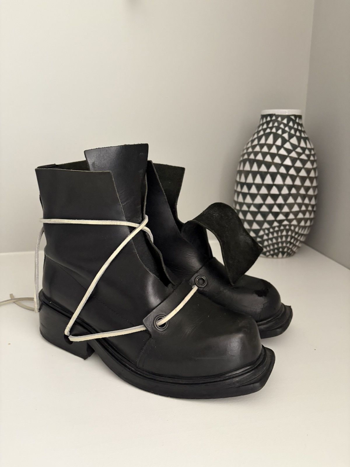 Dirk Bikkembergs Dirk Bikkembergs Lace-Through Heel Boot Size US 9.5 / EU 42-43 - 1 Thumbnail