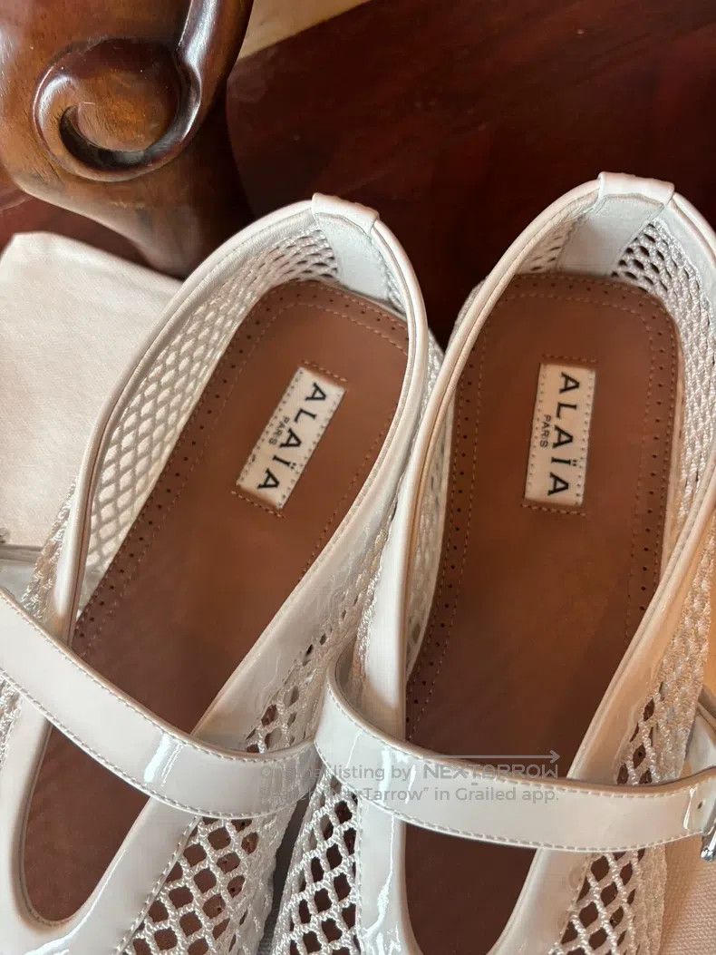 Alaia Alaia Net Shoes, Fishnet Shoes, Ballet Flats Size US 5.5 / IT 35.5 - 3 Thumbnail