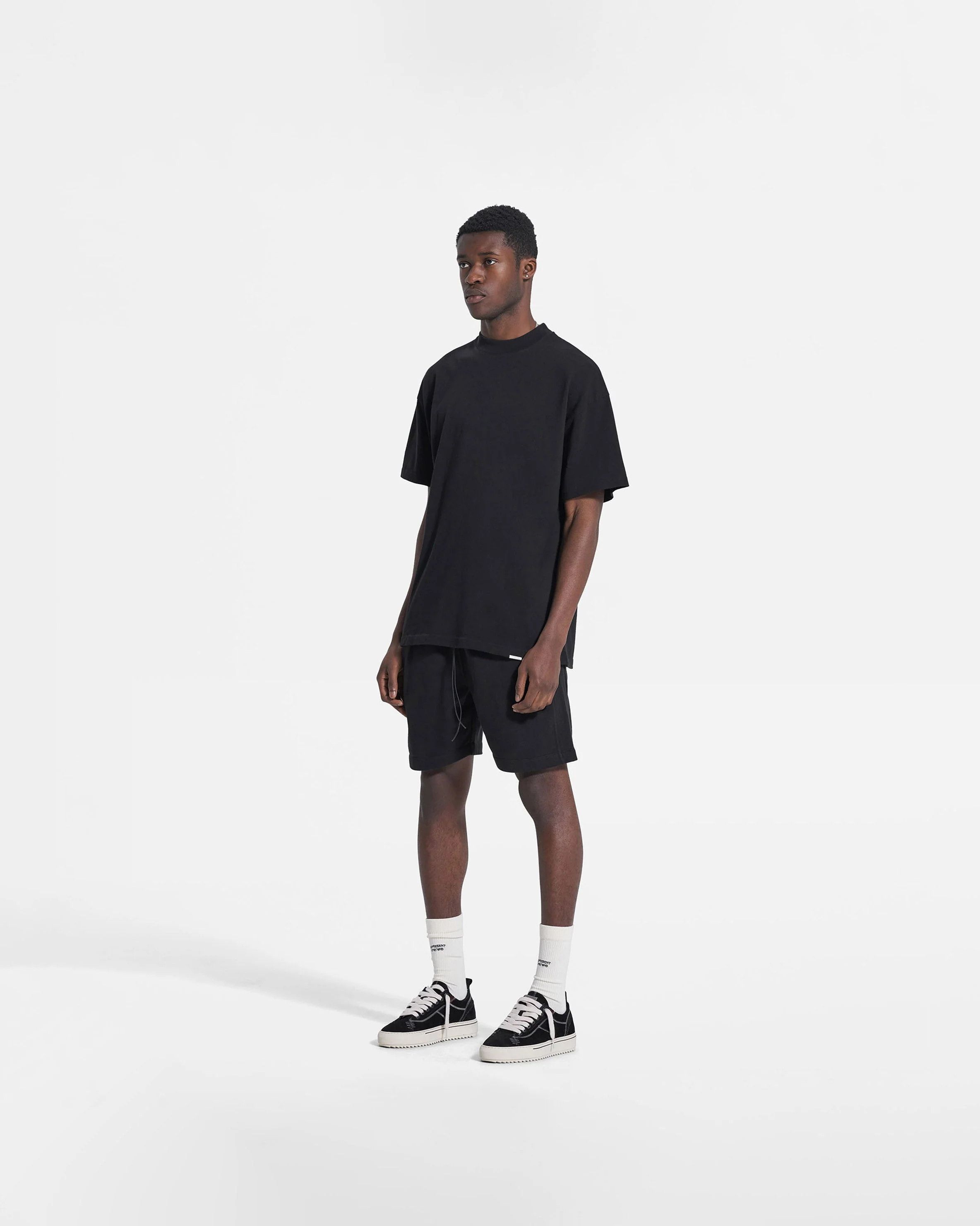 Represent Clo. Black Blank Oversized T-Shirt Size US XL / EU 56 / 4 - 4 Thumbnail