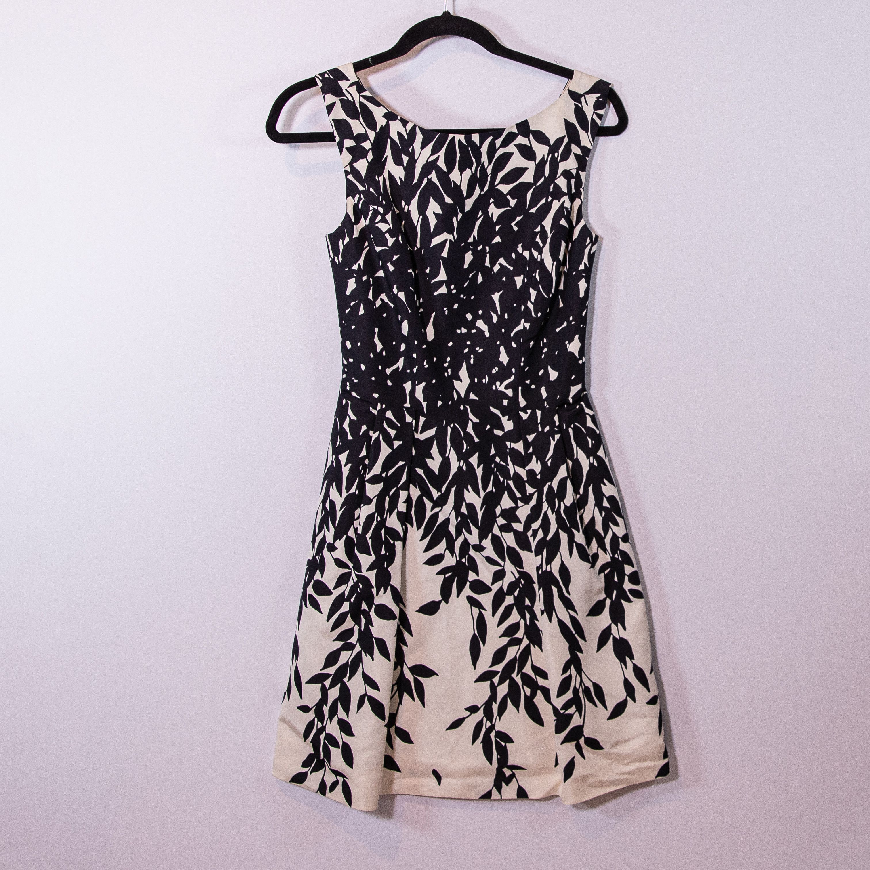 Blumarine Blumarine Scoop Neck Silk Chiffon Black White Size S / US 4 / IT 40 - 1 Thumbnail