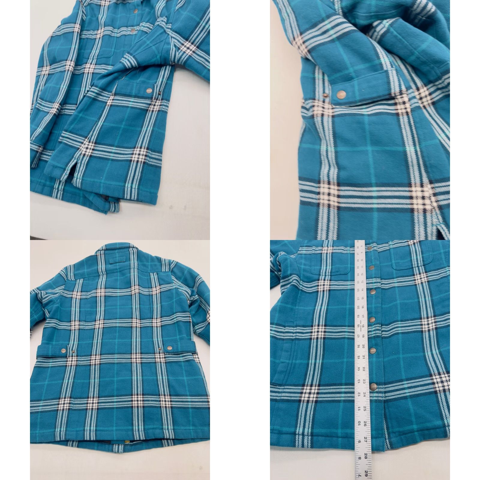 Vintage Duluth Women's Plaid Flannel Jacket Shacket Quilted 3151 Size M / US 6-8 / IT 42-44 - 8 Thumbnail