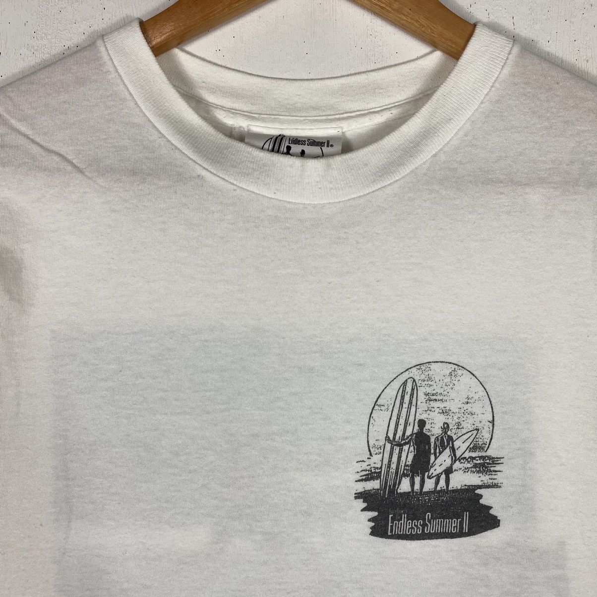 Vintage VINTAGE 90's THE ENDLESS SUMMER 2 MOVIE BY BRUCE BROWN TEE Size US M / EU 48-50 / 2 - 7 Thumbnail