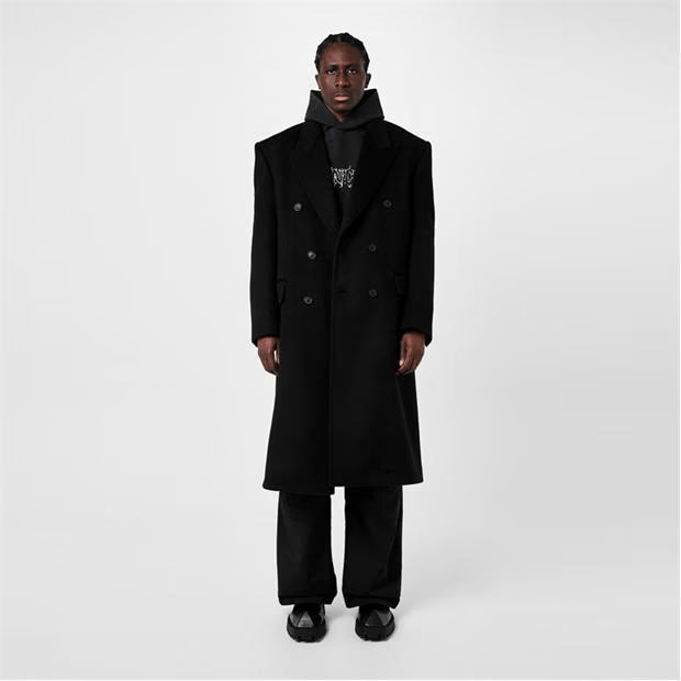 Balenciaga Double Breasted Cotton Overcoat Size US XL / EU 56 / 4 - 4 Thumbnail