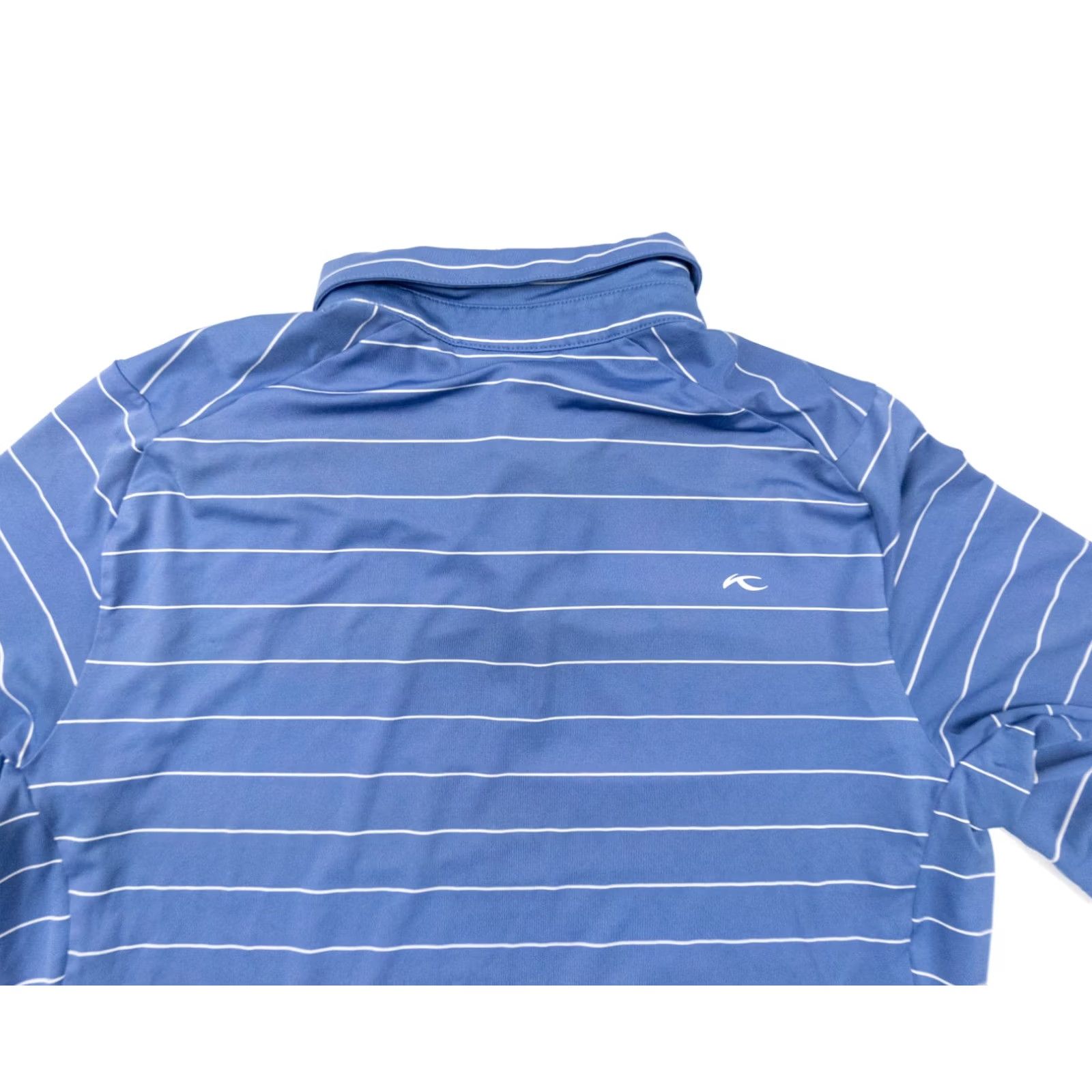 KJUS KJUS Shirt Mens Small Blue Polo Striped Short Sleeve Adult Collared Size US S / EU 44-46 / 1 - 7 Thumbnail