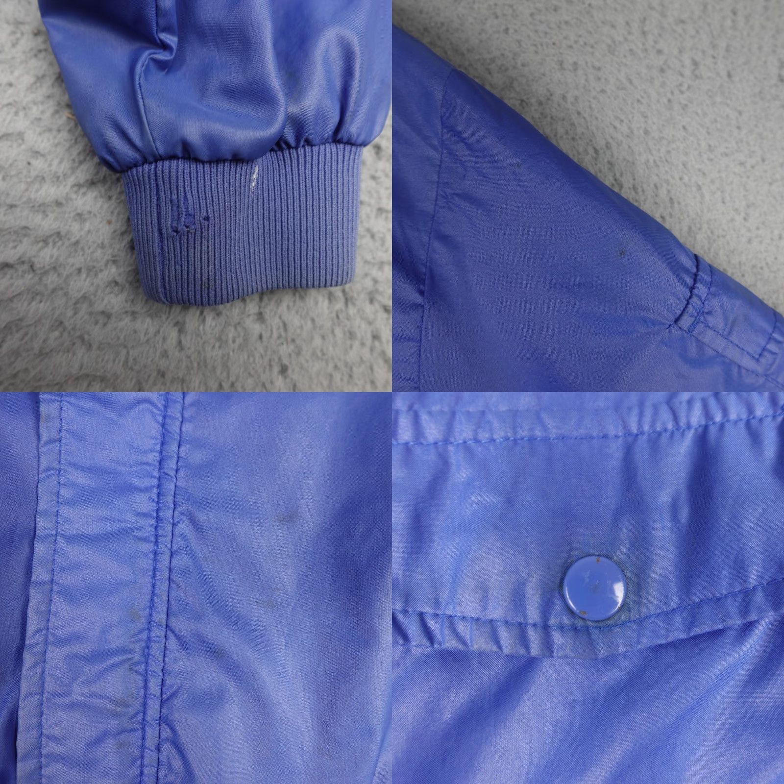 Vintage VINTAGE Harris Nylon Bomber Jacket Mens L Blue Embroidered Logo 90s Size US L / EU 52-54 / 3 - 8 Thumbnail