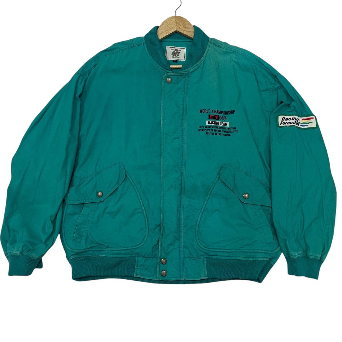 Vintage Vintage Gp Racing Team Jacket Size US XXL / EU 58 / 5 - 1 Thumbnail