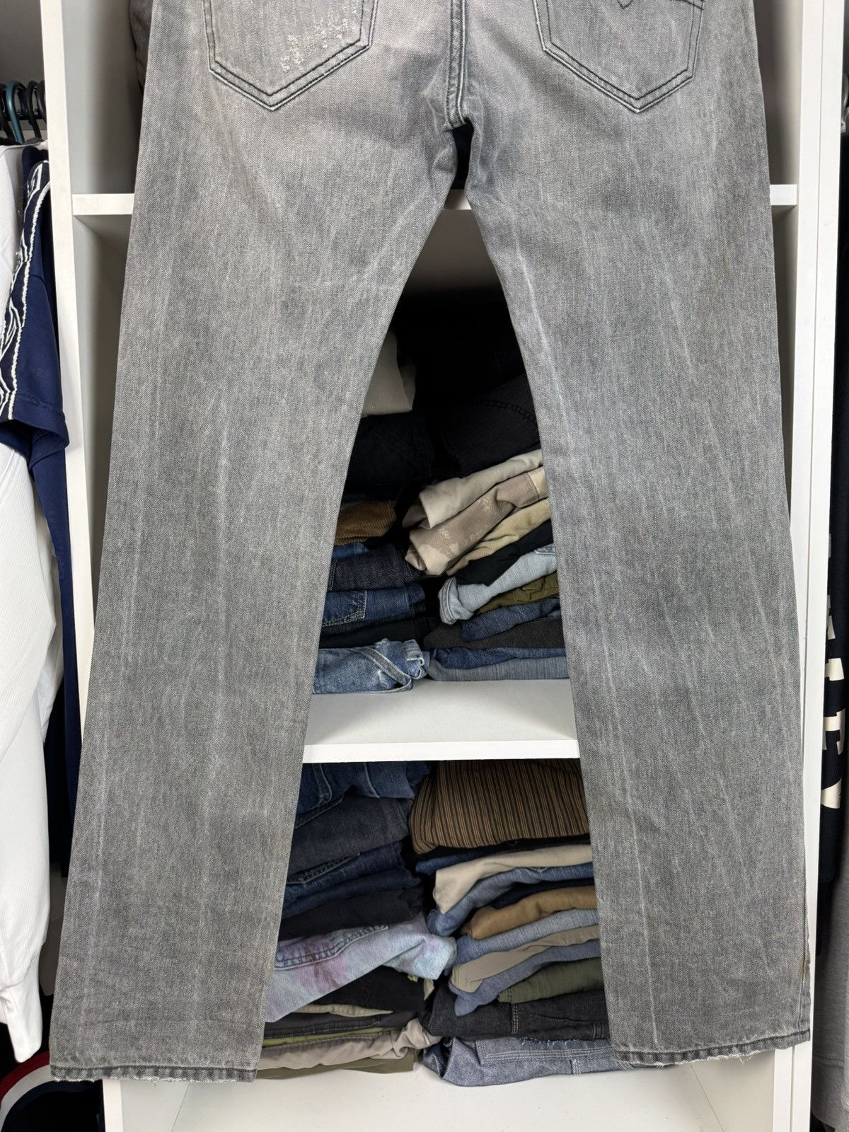 Diesel Diesel Thavar Distressed Denim Jeans Slim-Skinny Size US 31 - 20 Thumbnail