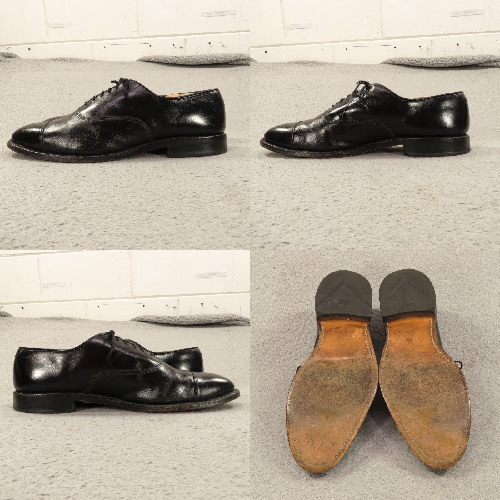 Allen Edmonds Allen Edmonds Fifth Avenue Shoes Mens 9.5 D Black Cap Toe Leather Oxford USA 5th Ave Shoes Mens 9.5 D Size ONE SIZE - 8 Thumbnail