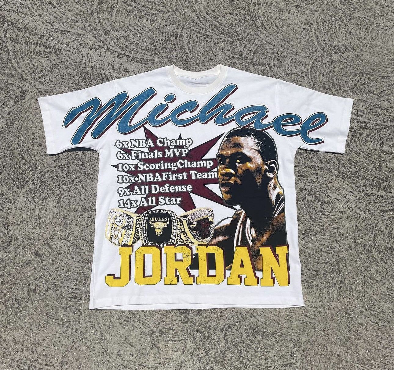 NBA × Supreme Chicago Bulls Michael Jordan Tee Size US XL / EU 56 / 4 - 2 Thumbnail