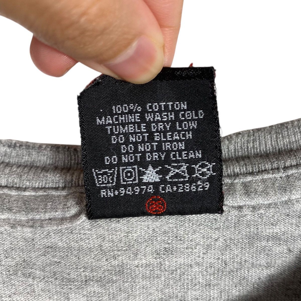 Stussy × Vintage Vintage 00's STUSSY Signature Logo Long Sleeve Tee Shirt Size US S / EU 44-46 / 1 - 7 Thumbnail