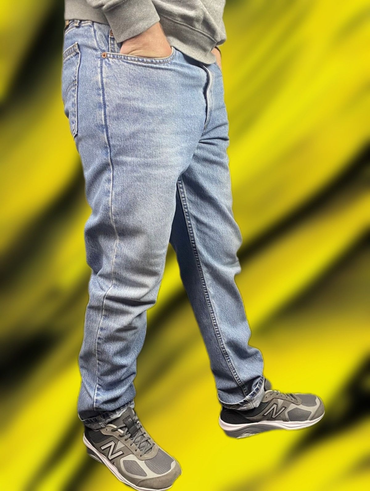 Jean × Levi's × Vintage Vintage Levis 615 1998 Jeans Baggy Wash Denim Blue Size US 34 / EU 50 - 1 Thumbnail